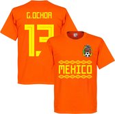 Mexico G. Ochoa 13 Team T-Shirt - Oranje - XXXXL