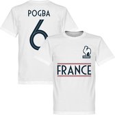 Frankrijk Pogba 6 Team T-Shirt - Kinderen - 104