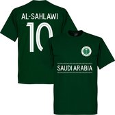 Saudi Arabië Al-Sahlawi 10 Team T-Shirt - Groen - XXL