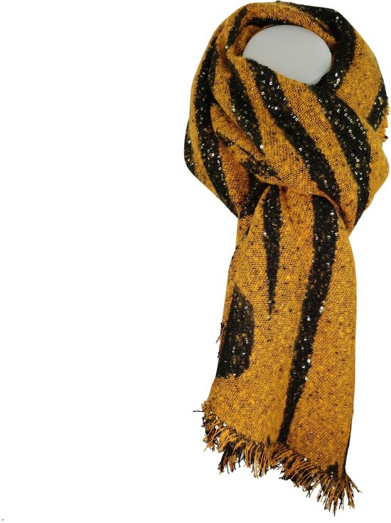 Echarpe Qischa orange clair