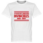 The Invincibles 49 Unbeaten Arsenal T-Shirt - XXL