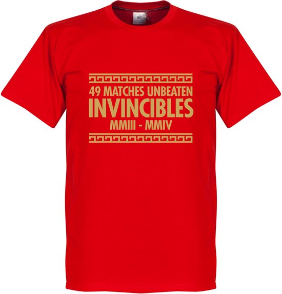 The Invincibles 49 Unbeaten Arsenal T-Shirt - XXL