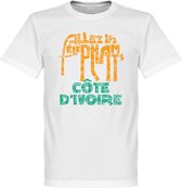 Ivoorkust Allez Les Elephants T-Shirt - XL