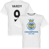 Leicester City Vardy Champions 2016 T-Shirt - XS