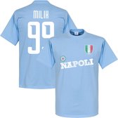 Napoli Milik 99 Team T-Shirt - Lichtblauw - L