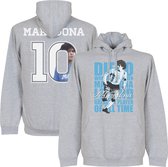 Maradona 10 Gallery Hooded Sweater - XL