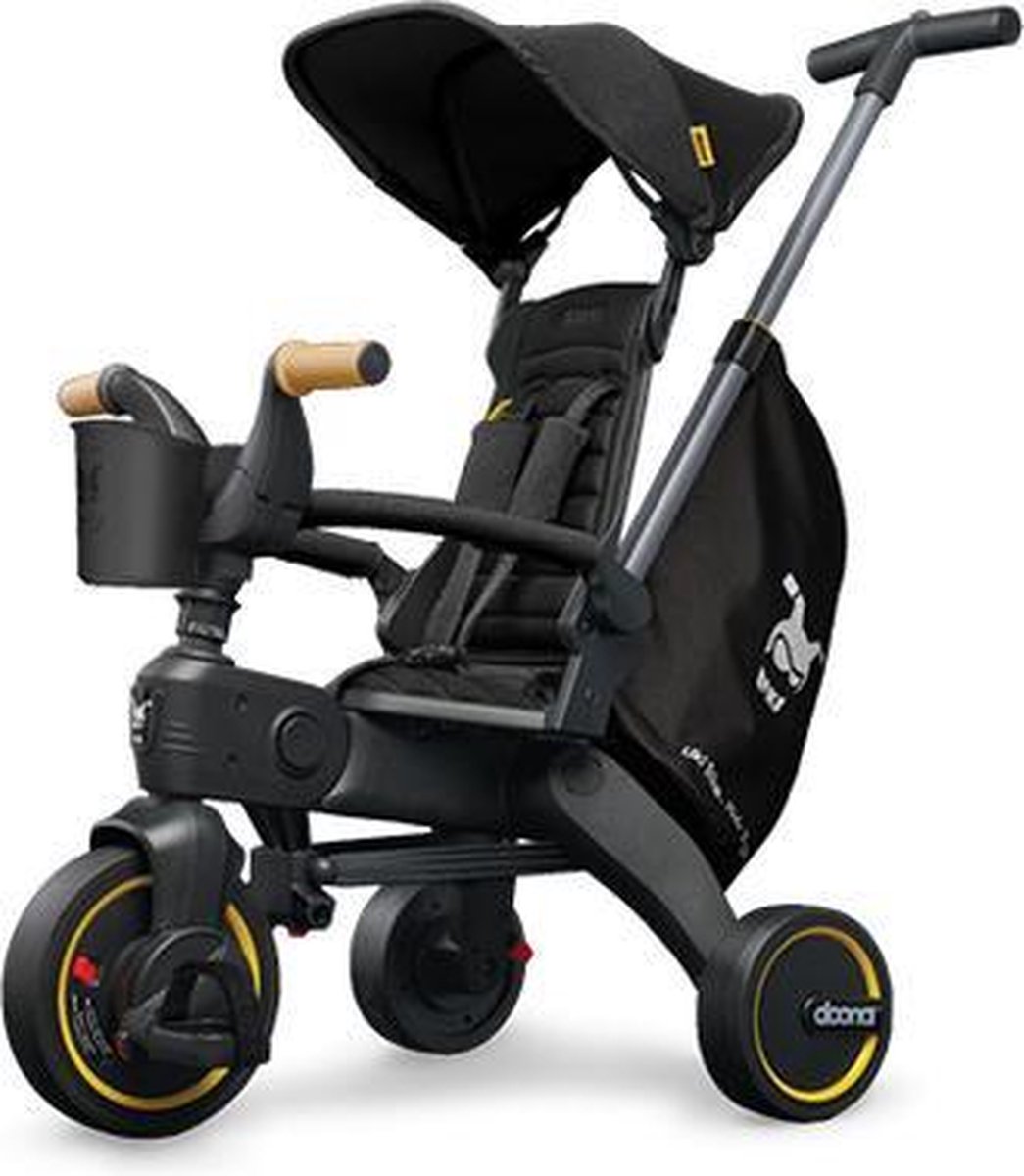 Doona Liki Trike Luxe Opvouwbare Driewieler Nitro Black