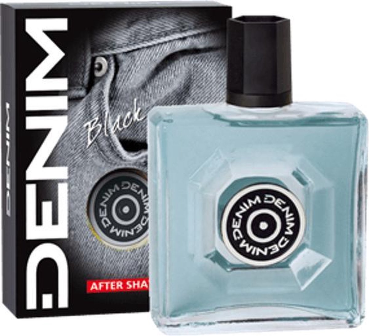 Denim Black Aftershave lotion 4 x 100 ml bol