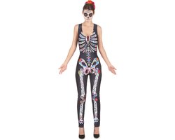 Vegaoo - Dia de los Muertos skelet pak voor vrouwen