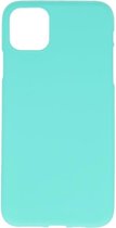 Color TPU Hoes voor iPhone 11 Pro - Turquoise