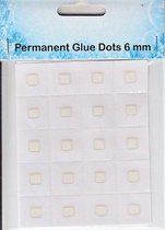 Nellie Snellen 11.03.11.017 permanent glue dots 6mm - 20 stuks