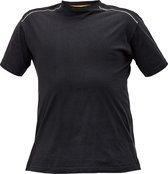 Knoxfield T-shirt antraciet/geel, maat XL