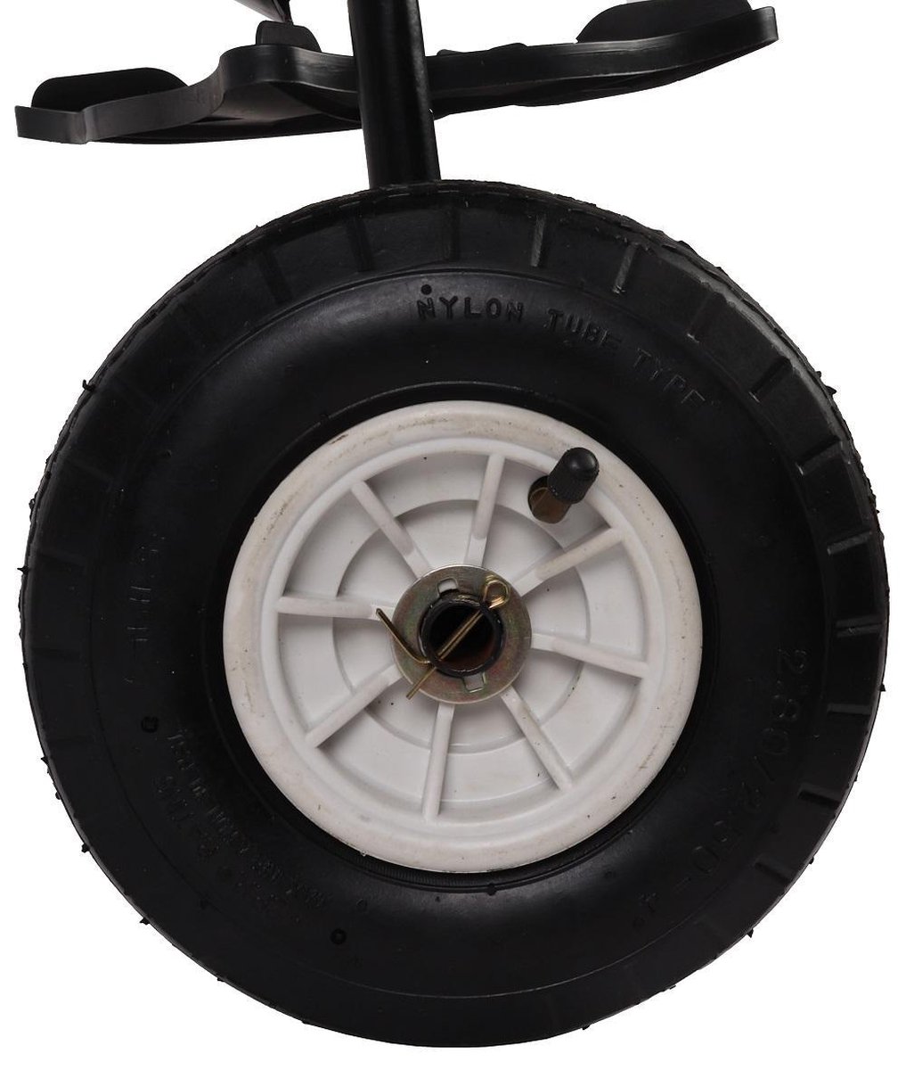 Talen Tools - Universele strooiwagen - 20L - Voor graszaad, kunstmest en zout - Opklapbare duwstang