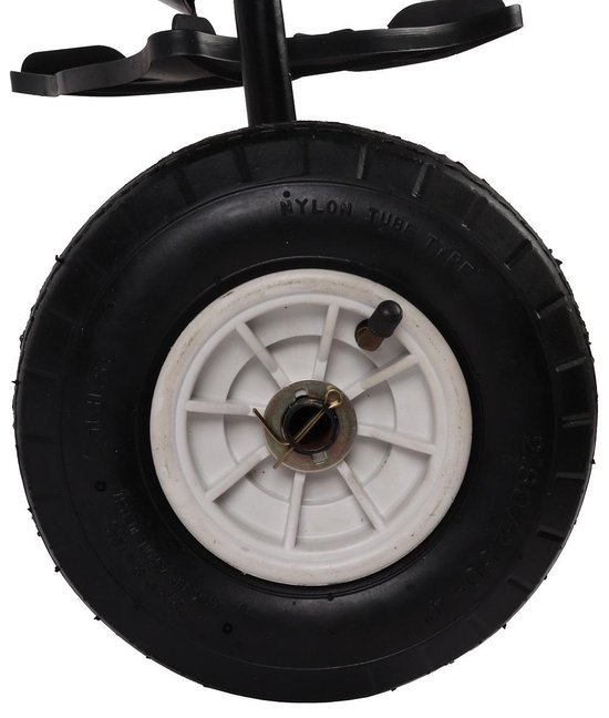 Talen Tools - Universele strooiwagen - 20L - Voor graszaad, kunstmest en zout - Opklapbare duwstang van Talen Tools — afbeelding 3