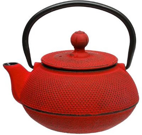 Luxury red Teapot - secret de gourmet - 0.6L