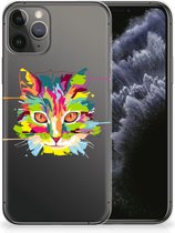 iPhone 11 Pro Telefoonhoesje met Naam Cat Color