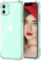 Ntech Apple iPhone 11 Anti Shock Back Cover - Transparant