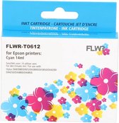 FLWR - Inktcartridge / T0612 / Cyaan - Geschikt voor Epson