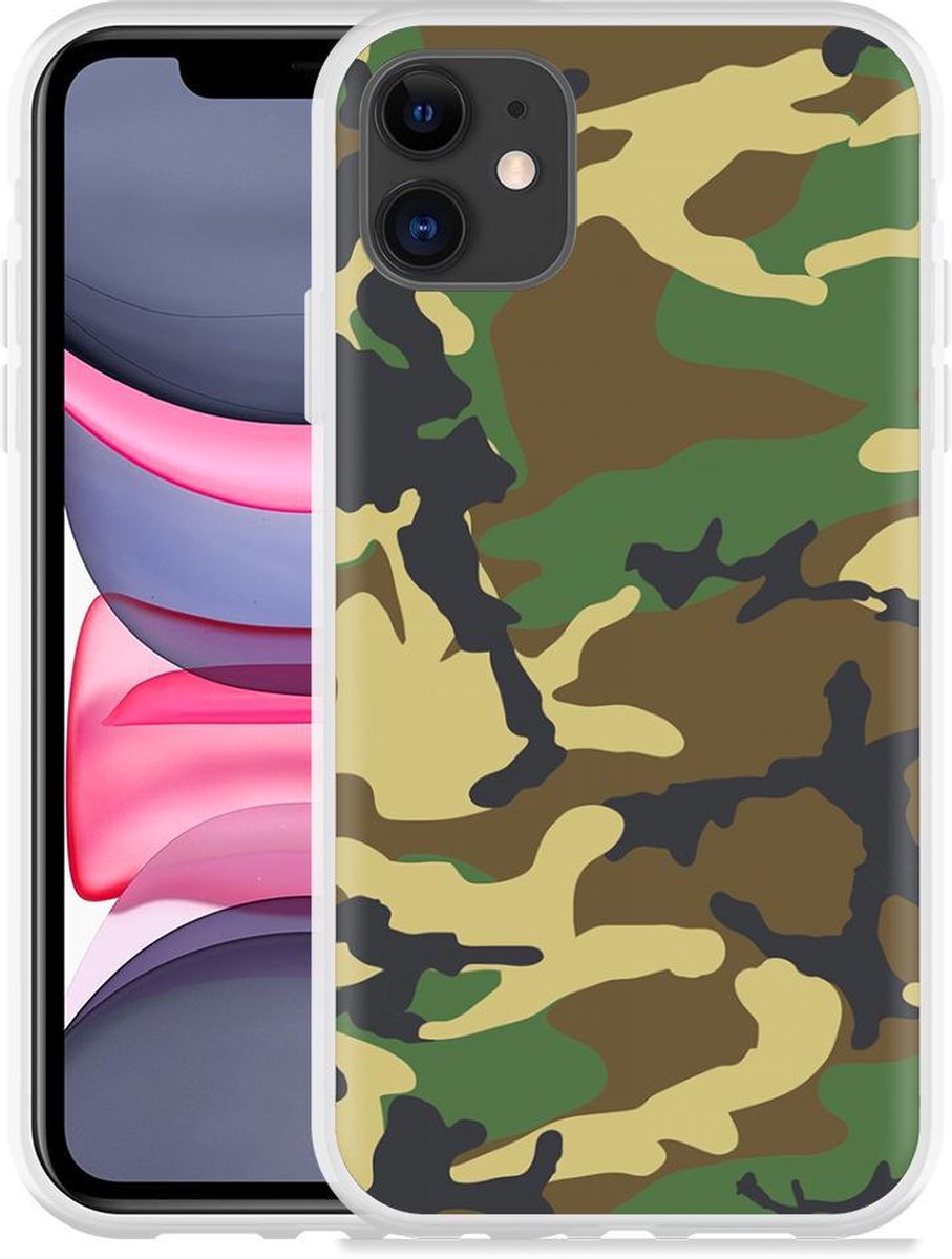 Etui de protection au motif camouflage armée pour iPhone