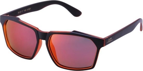 Nihao Rio Grande HD 1.1mm 7 Layers Polarized Lens - TR-90 Zwart Orange Ultra-Light frame - Anti-Reflect coating - Multi Color Revo Coating - UV400