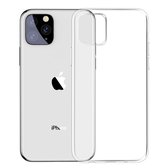 Shop4 - iPhone 11 Pro Hoesje - Zachte Backcover - Siliconen TPU Beschermhoes - Transparant Doorzichtig