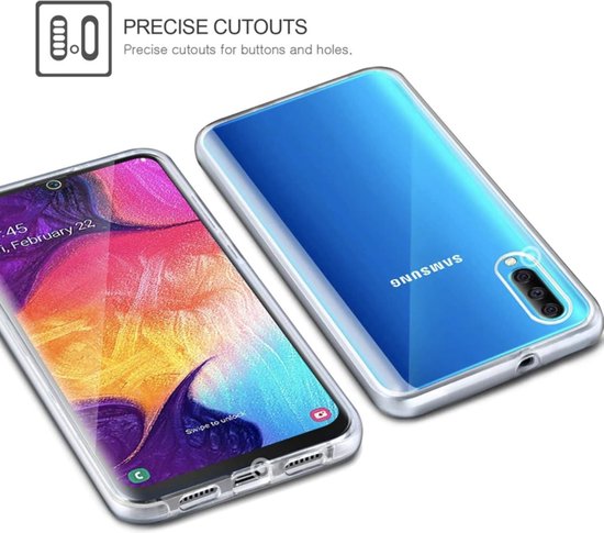 Coque antichoc 360° pour Samsung Galaxy A50 - TPU transparent - Protection  avant et... | bol