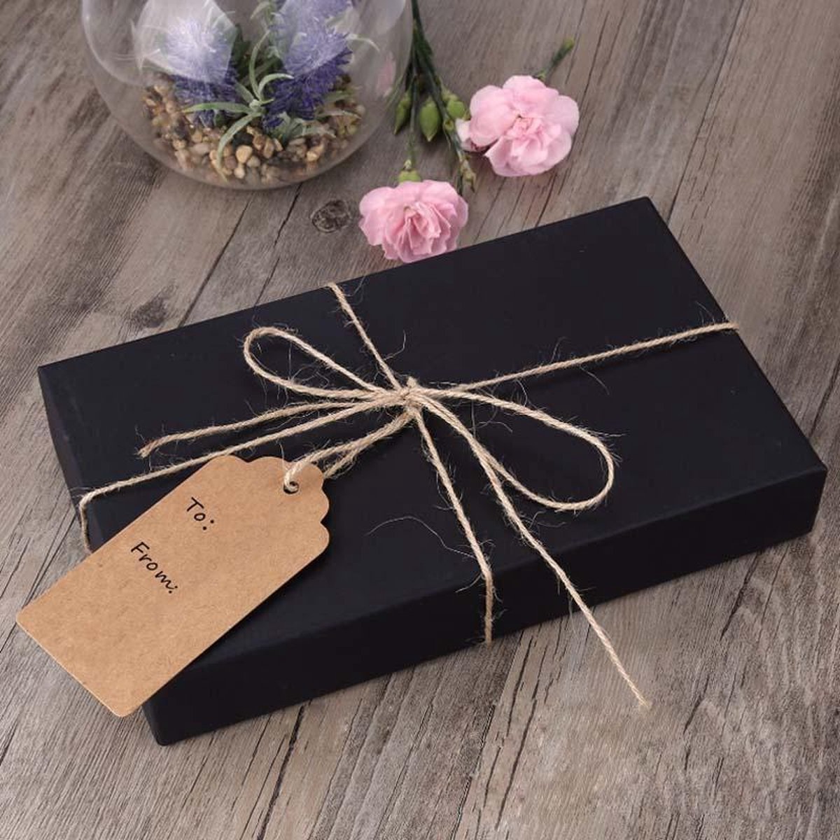 24 Stuks Roze Dank U Geschenkzakken- Papieren Zak Met Lint- 14 X 12 X 6 Cm Voor Bruiloft En Verjaardagsfeestje