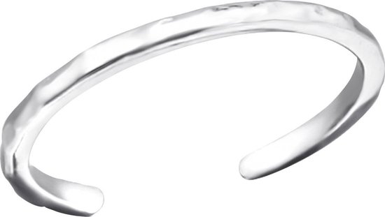 Zilveren eenvoudige teenring | Plain Toe Ring | Sterling 925 Silver (Echt zilver)