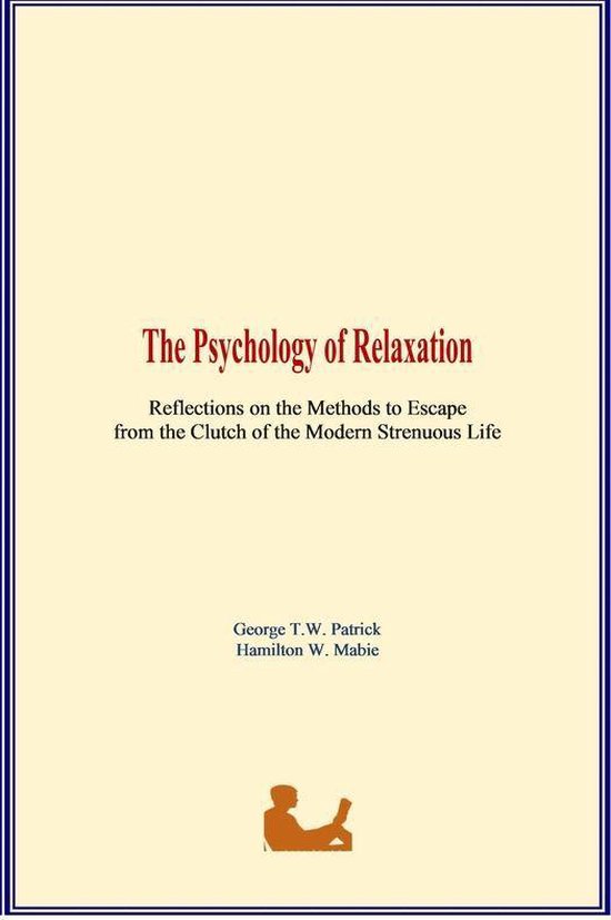 The Psychology of Relaxation - cover