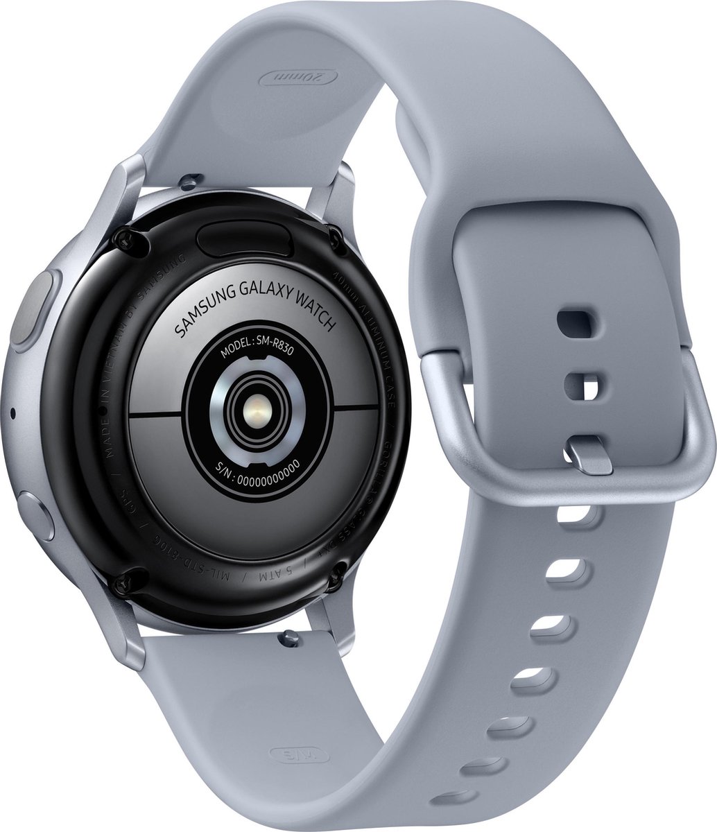 Samsung Galaxy Watch Active2 - Aluminium - 44mm - Grijs/zilver | bol.com