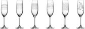 Leonardo Casella Champagneglas assorti - 190 ml - 6 stuks
