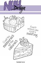 Dixi Craft - Clear Stamp Pieces of cake - NHHC010