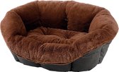 Ferplast hondenmand sofa cushion soft bruin 96x71x32 cm