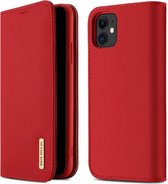 iPhone 11 hoesje - Dux Ducis Wish Wallet Book Case - Rood