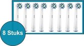 8 opzetborstels geschikt voor Oral-B Cross Action