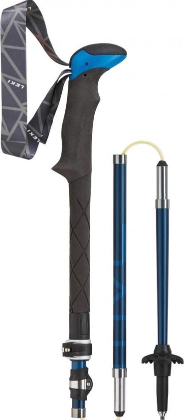 Leki Micro Vario Carbon verstelbare wandelstokken zwart/blauw | bol.com