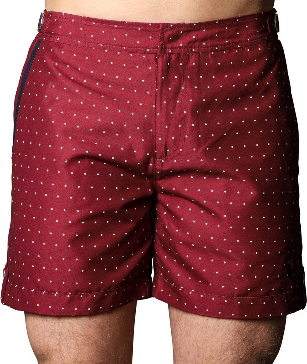 Zwembroek Heren Sanwin - Rood Dots - Maat 38