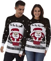 Foute Kersttrui Dames & Heren - Christmas Sweater "Kerstman Past Niet" - Kerst trui Mannen & Vrouwen Maat S