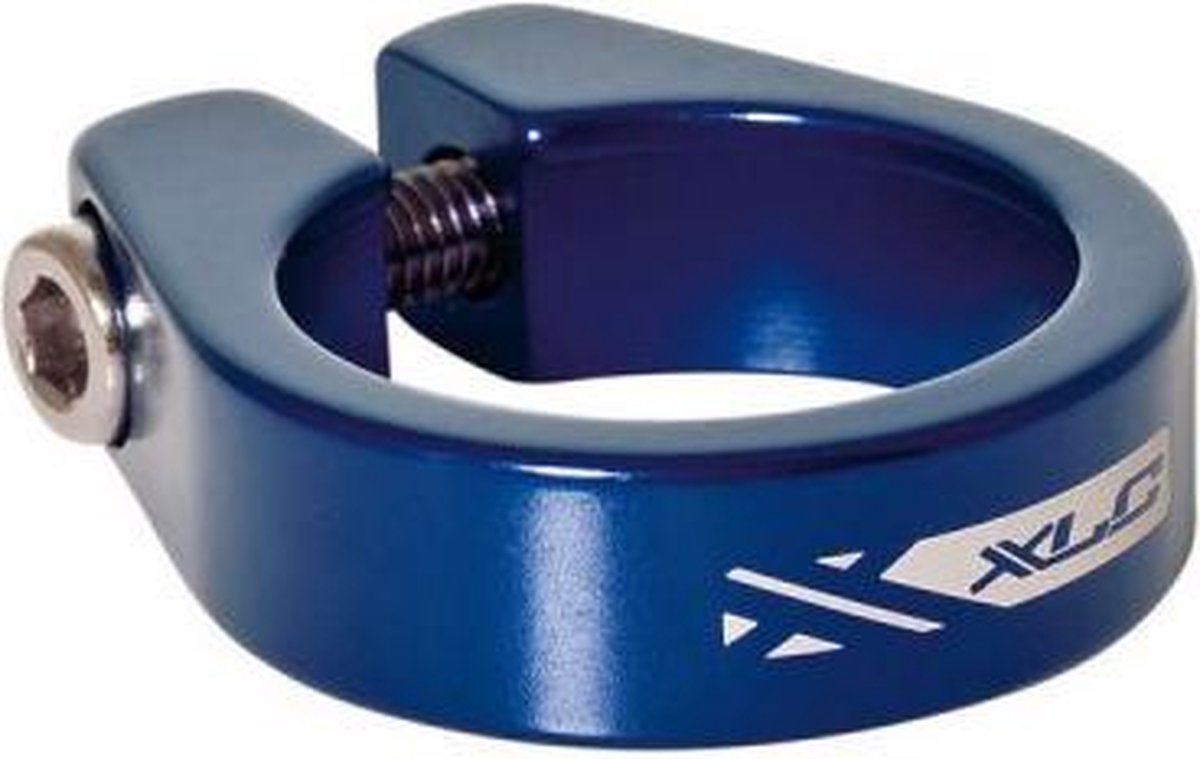 XLC zadelbuisklem 31.6 aluminium blauw PCB-05
