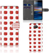 Sony Xperia 10 Book Cover Paprika Red