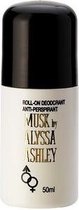 MULTIBUNDEL 3 stuks Alyssa Ashley Musk Deodorant Roll On 50ml