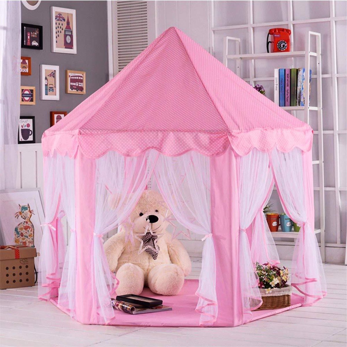 Tente De Jeu Pour Enfants Avec 250 Balles Rose 301x120x128 Cm Vidaxl à Prix  Carrefour