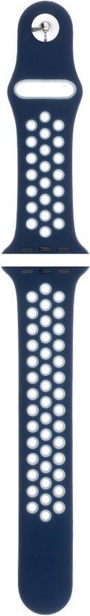 Sport strap voor Apple Watch 38/40mm /C020 / navy - wit