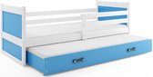 Juniorbed Met onderbed 90x200 Blauw - TÜV getest