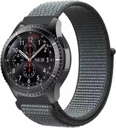 Nylon Bandje - Khaki - Geschikt voor Samsung Galaxy Active 1/2 - Galaxy Watch (42mm) - Gear Sport - Bandbreedte 20mm