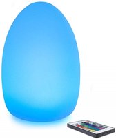 MaxxHome Led tafellamp - RGB sfeerverlichting met afstandsbediening - voor binnen en buiten - 10x15cm