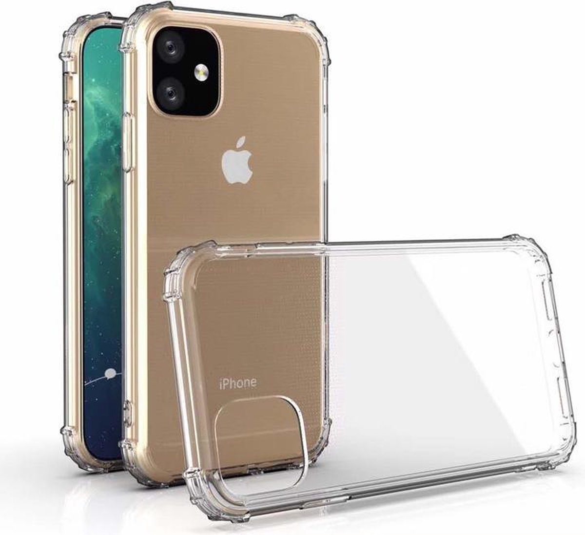 iPhone 11 hoes doorzichtbaar - 6.1 inch - Transparant hoes voor iPhone 11 -