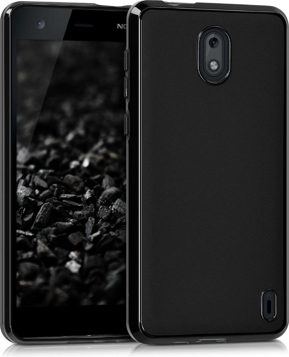 Hoesje Geschikt voor: Nokia 2 - Silicone - Zwart