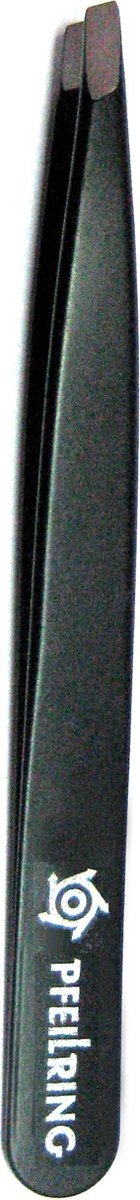 PFEILRING - Schuine Pincet - 9.5 cm - Zwart - 1 st - Pincet