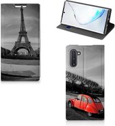 Book Cover Geschikt voor Samsung Galaxy Note 10 Eiffeltoren Parijs